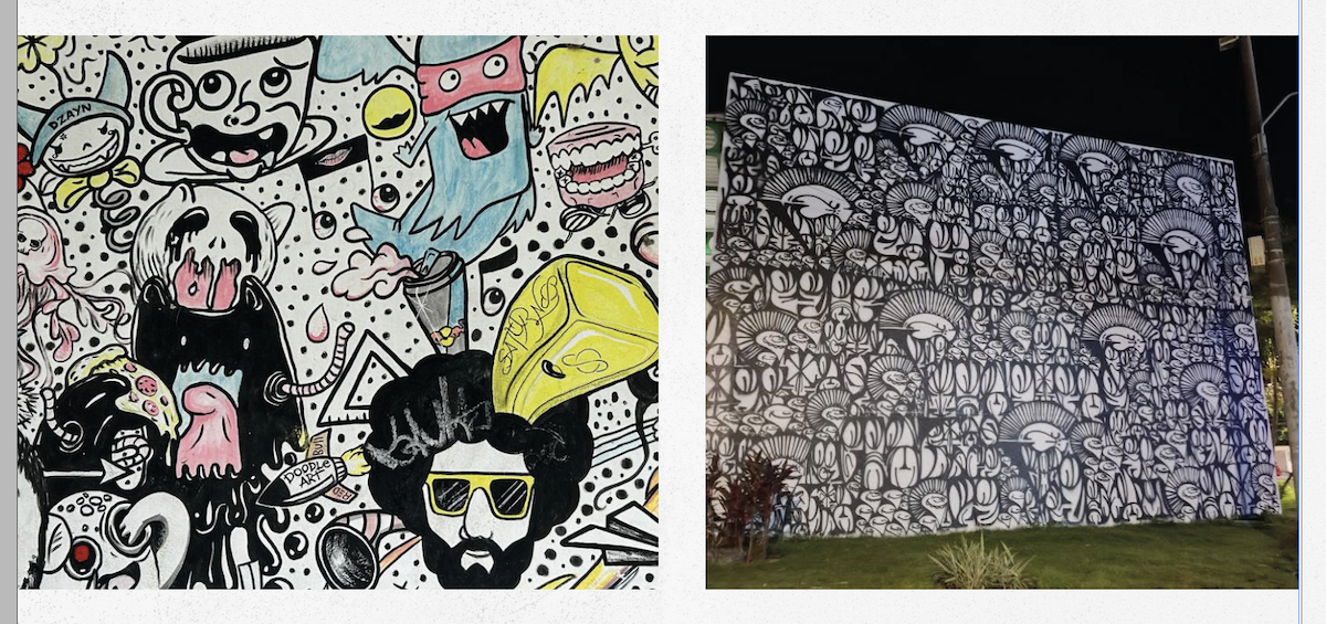 O embate entre grafite e pixo nos muros da cidade